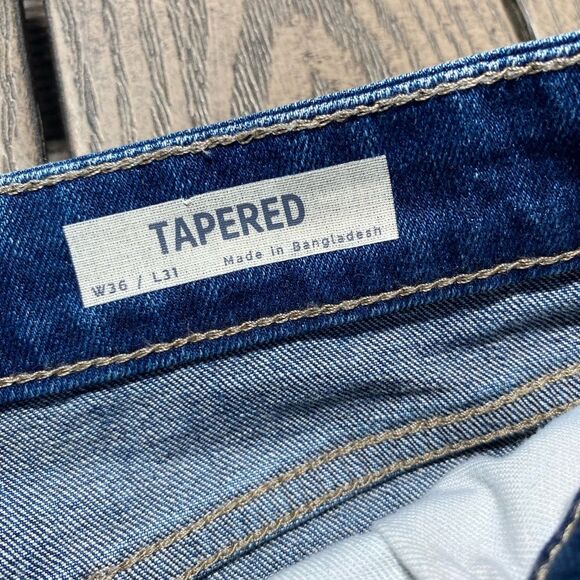 ST Micheal Tapered Vintage Wash Jeans Waist 36 Length 31 Derby Street - Picture 3 of 7